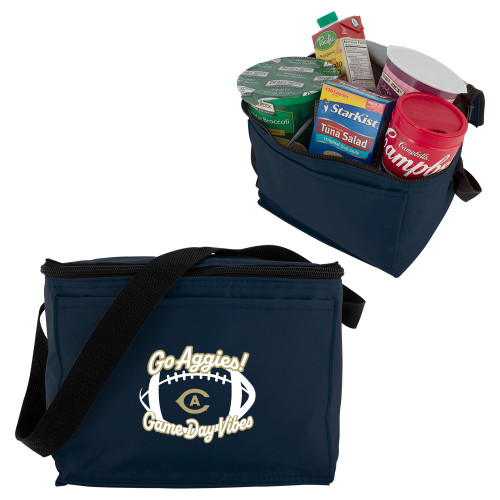  Six Pack Navy Cooler - UC Davis Aggies Game Day Vibes