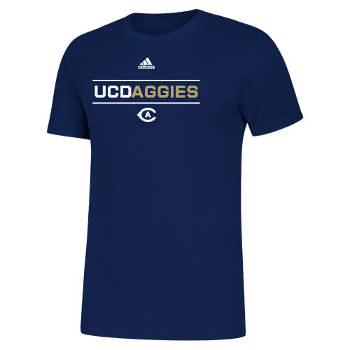  Adidas Team Navy Amplifier Tee - ADIDAS - UC Aggies