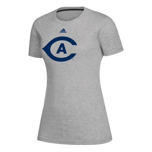  Adidas Womens Medium Heather Grey Creator Performance  Tee - ADIDAS - UC Davis CA Icon