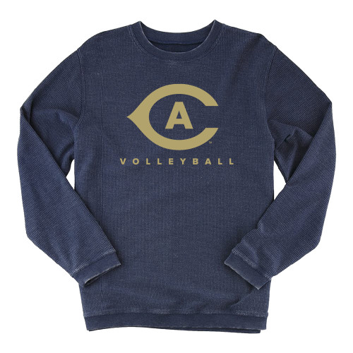 Boxercraft Womens Navy Corded Crew - Volleyball