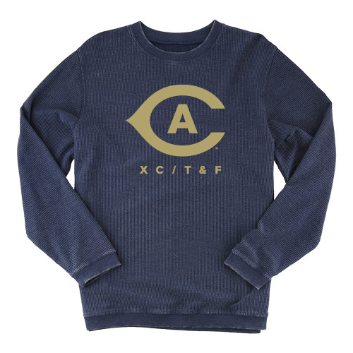  Boxercraft Womens Navy Corded Crew - Cross Country Track and Field