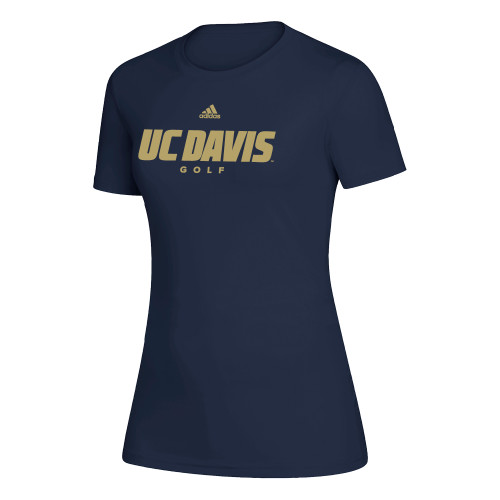  Adidas Womens Navy Creator Performance Tee - ADIDAS - UC Davis Golf
