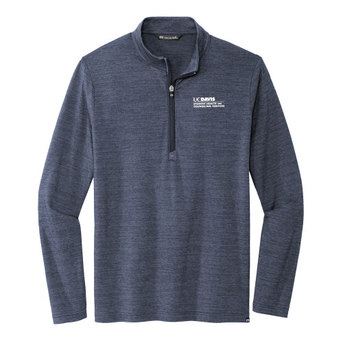  TravisMathew Navy Crestview 1/4 Zip Pullover - UC Davis Student Health and Counseling Services