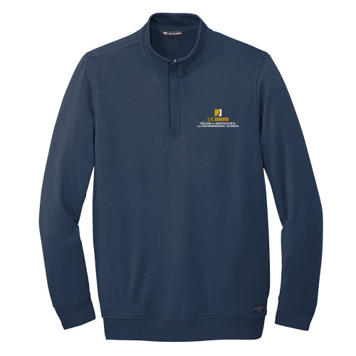  TravisMathew Navy Newport 1/4 Zip Fleece - College of Agricultural and Environmental Sciences