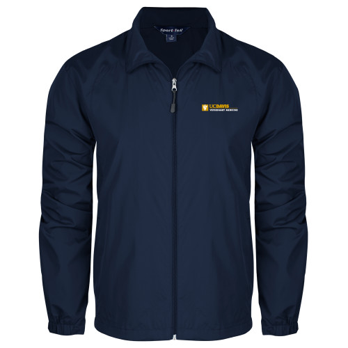  Navy Full Zip Wind Jacket - Veterinary Medicine