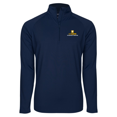  Sport Tek Navy Sport Wick Stretch 1/2 Zip Pullover - Veterinary Medicine