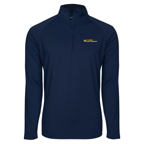  Sport Tek Navy Sport Wick Stretch 1/2 Zip Pullover - College of Engineering