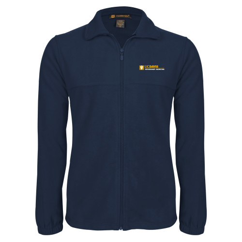  Navy Fleece Full Zip  Jacket - Veterinary Medicine