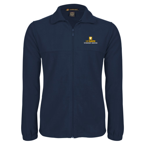  Navy Fleece Full Zip  Jacket - Veterinary Medicine