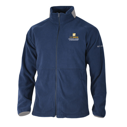  Columbia Navy Everest Ridge Fleece Full Zip Jacket - Graduate School of Management Stacked