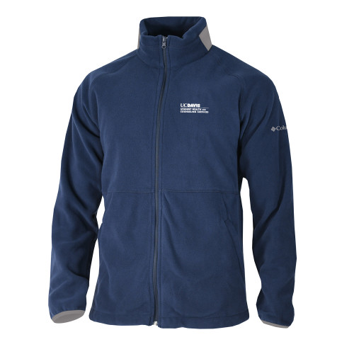  Columbia Navy Everest Ridge Fleece Full Zip Jacket - UC Davis Student Health and Counseling Services
