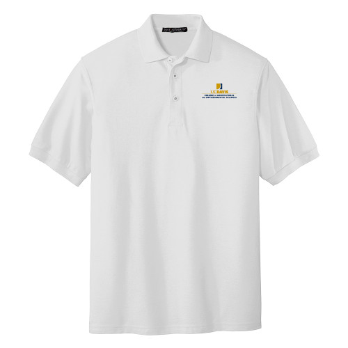  White Silk Touch Polo - College of Agricultural and Environmental Sciences