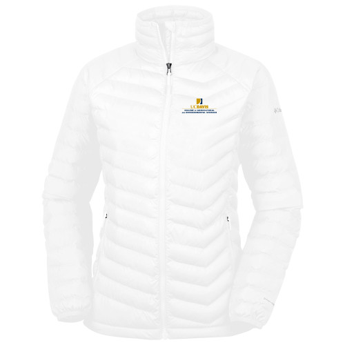  Columbia Womens White Powder Lite Jacket - College of Agricultural and Environmental Sciences
