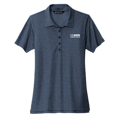  TravisMathew Womens Navy Heather Oceanside Polo - UC Davis Career Center