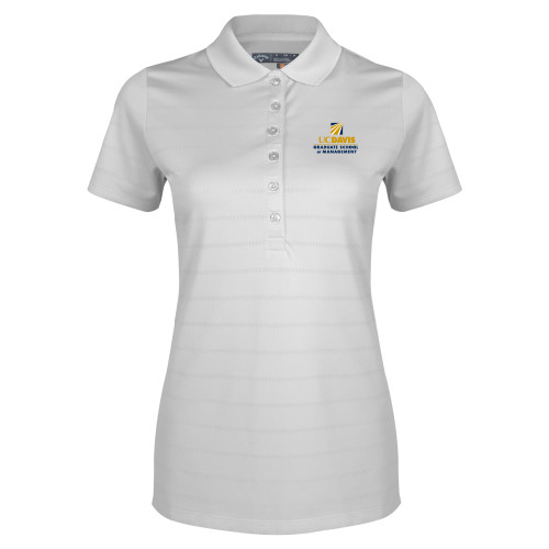  Callaway Womens White Opti Vent Polo - Graduate School of Management Stacked
