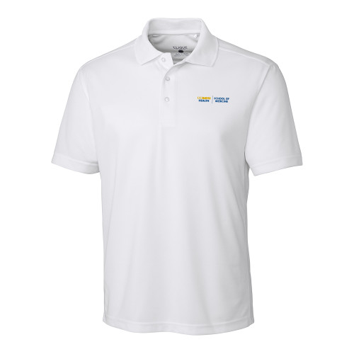  C&B White Clique Ice Pique Polo - School of Medicine