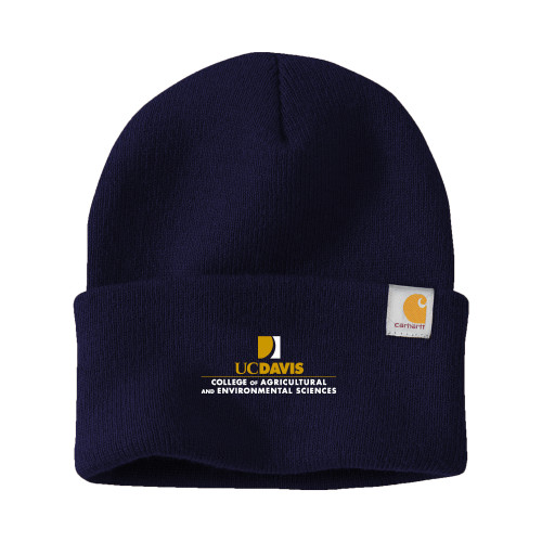  Carhartt Navy Knit Beanie w/Cuff - College of Agricultural and Environmental Sciences