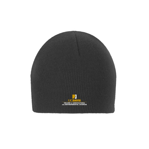  Charcoal Knit Beanie - College of Agricultural and Environmental Sciences