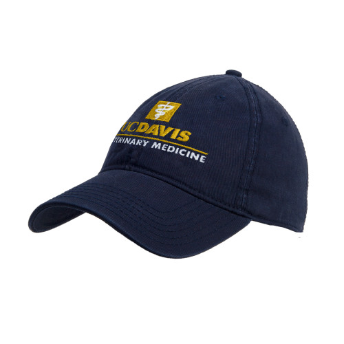  Navy Unstructured Adjustable Low Profile Hat - Veterinary Medicine