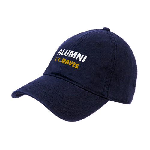  Navy Unstructured Adjustable Low Profile Hat - Alumni UC Davis