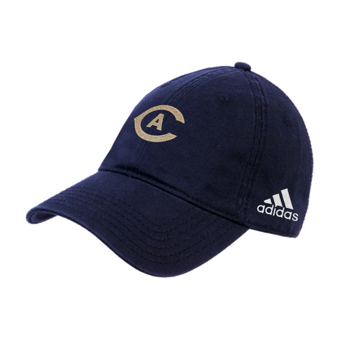  Adidas Navy Adjustable Washed Slouch - Secondary Athletics Mark