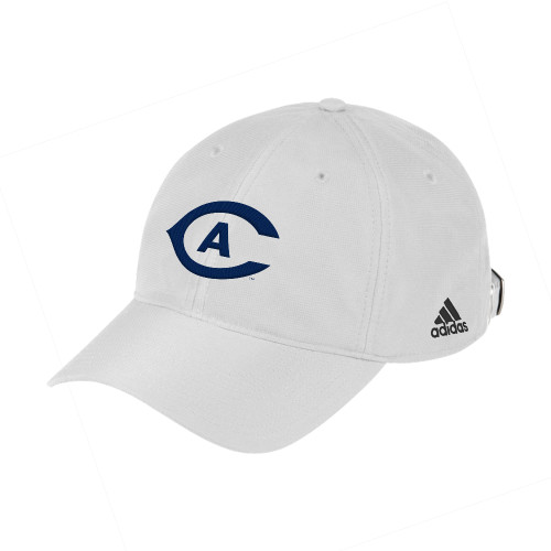  Adidas White Performance Slouch Hat - Secondary Athletics Mark