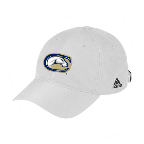  Adidas White Performance Slouch Hat - C Horse Mark