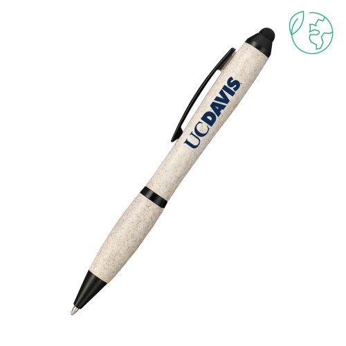  Nash Wheat Straw Ballpoint Beige Stylus Pen - UC DAVIS