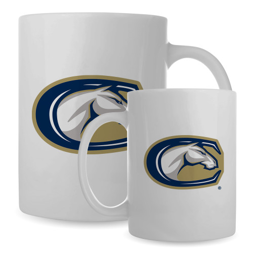  Full Color White Mug 15oz - C Horse Mark