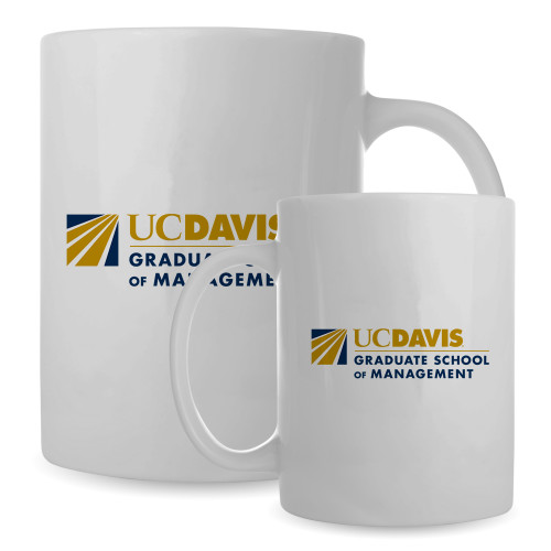  Full Color White Mug 15oz - Graduate School of Management Stacked