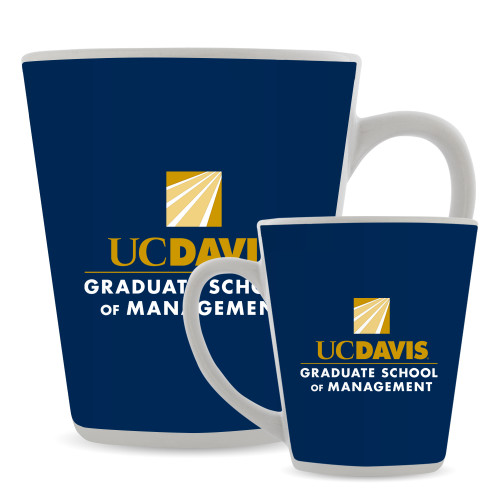  Full Color Latte Mug 12oz - Graduate School of Management Stacked