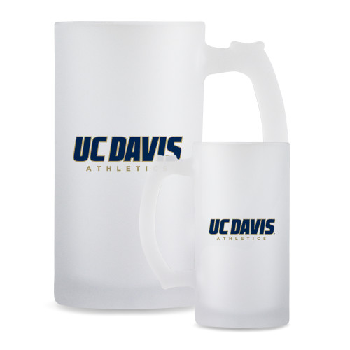  Full Color Decorative Frosted Glass Mug 16oz - Primary Athletics Mark
