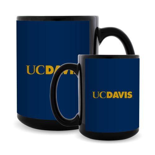  Full Color Black Mug 15oz - UC DAVIS