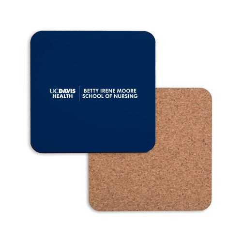  Hardboard Coaster w/Cork Backing - Betty Irene Moore School of Nursing