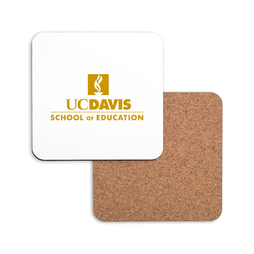  Hardboard Coaster w/Cork Backing - School of Education