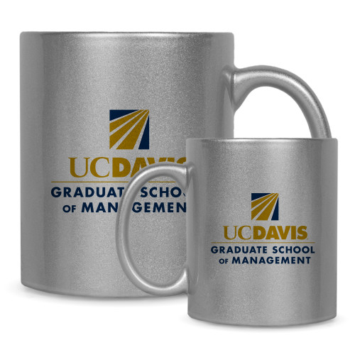  Full Color Silver Metallic Mug 11oz - Graduate School of Management Stacked