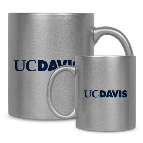  Full Color Silver Metallic Mug 11oz - UC DAVIS