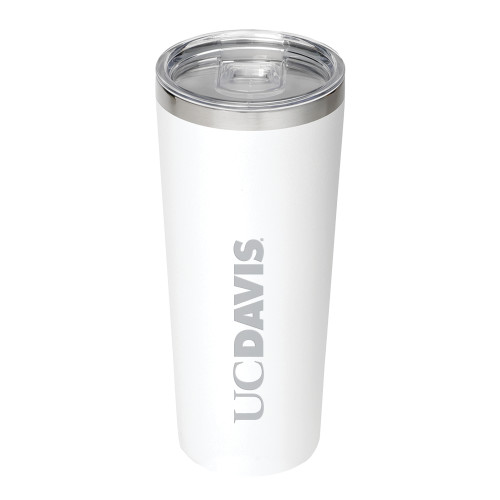  Thor Vacuum Insulated White Tumbler 22oz - UC DAVIS Engraved