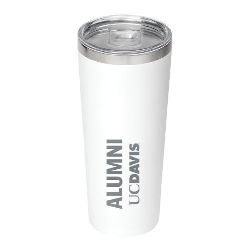  Thor Vacuum Insulated White Tumbler 22oz - Alumni UC Davis Engraved