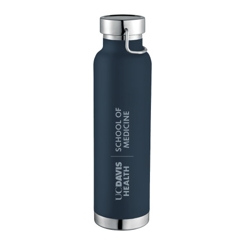  Thor Copper Vacuum Insulated Navy Bottle 22oz - School of Medicine Engraved