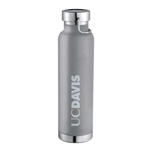  Thor Copper Vacuum Insulated Grey Bottle 22oz - UC DAVIS Engraved