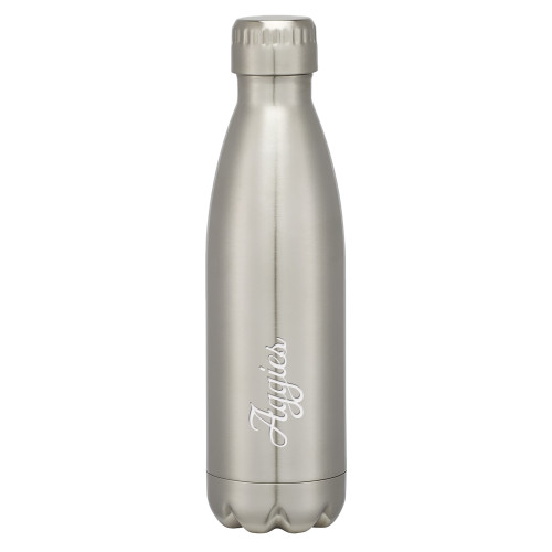  Swig Stainless Steel Silver Bottle 16oz - Official Artwork Engraved