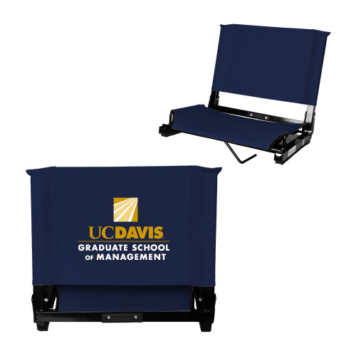  Stadium Chair Navy - Graduate School of Management Stacked
