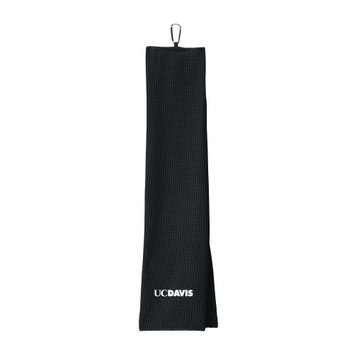  Black Waffle Microfiber Golf Towel - Official Artwork