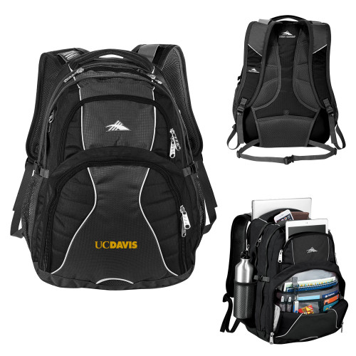  High Sierra Black Swerve Computer Backpack - UC DAVIS