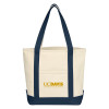 Thumbnail image for  Cotton Canvas Natural/Navy Tote Bag