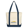 Thumbnail image for  Cotton Canvas Natural/Navy Tote Bag