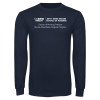 Thumbnail image for  Navy Long Sleeve T Shirt