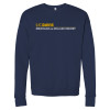 Thumbnail image for  Bella + Canvas Navy Fleece Crew