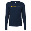 Thumbnail image for  Bella + Canvas Navy Jersey Cotton Long Sleeve T Shirt